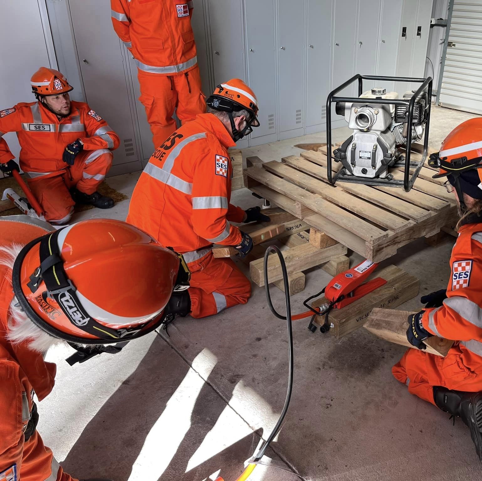 VICSES Corryong Unit volunteers recently completed their Crew Member Level 2 training, as they work to bring the unit back online before the end of the year.