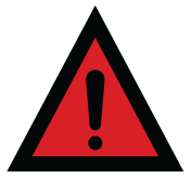 Advice warning - red